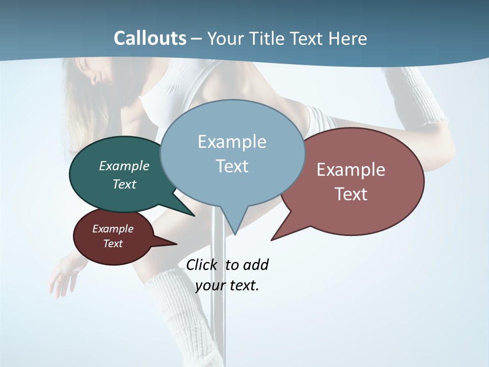 Girl On A Pole PowerPoint Template