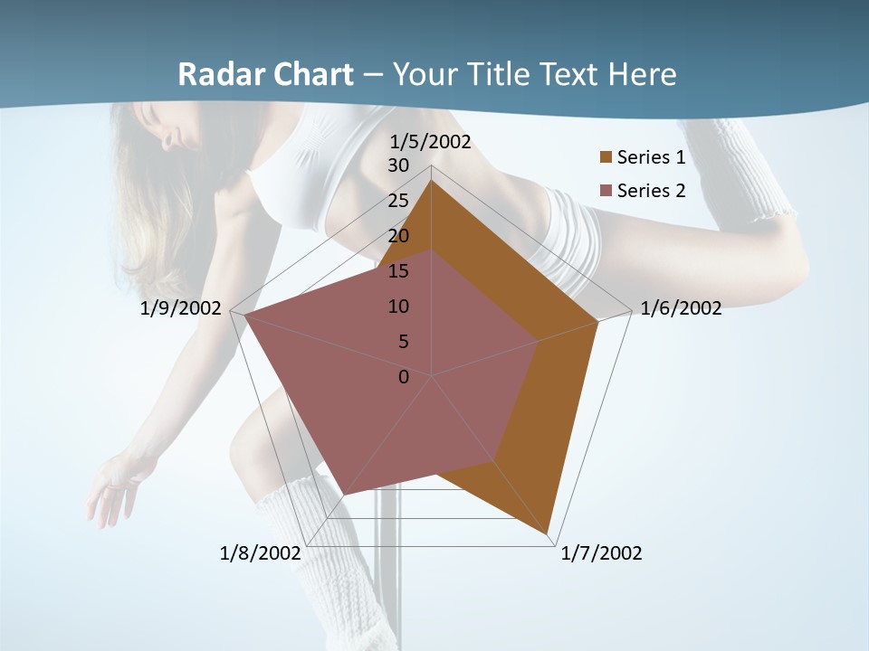 Girl On A Pole PowerPoint Template