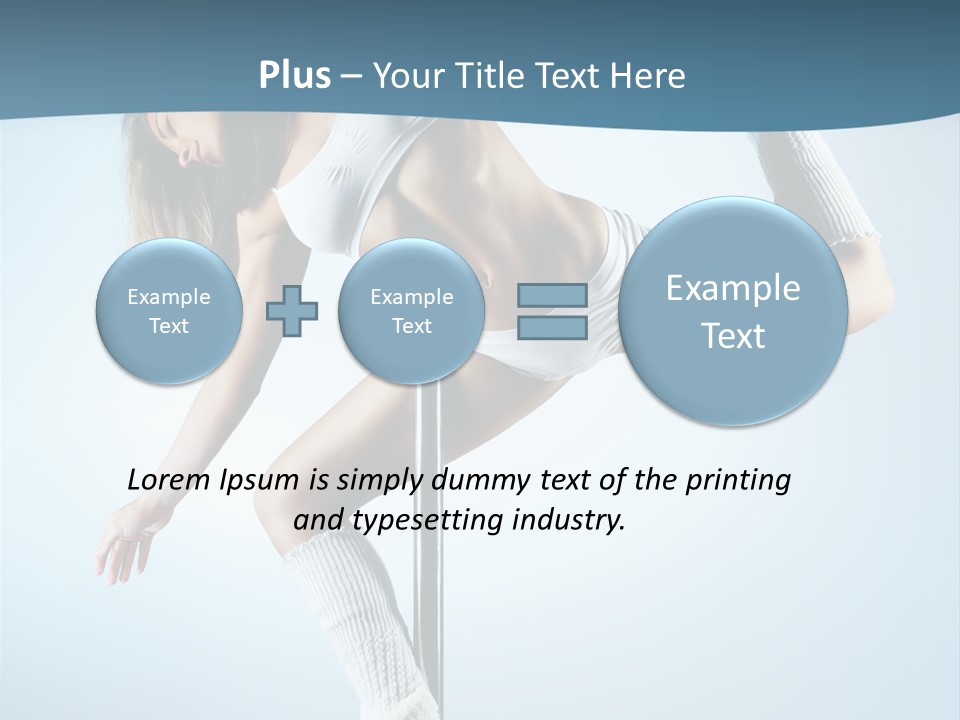 Girl On A Pole PowerPoint Template