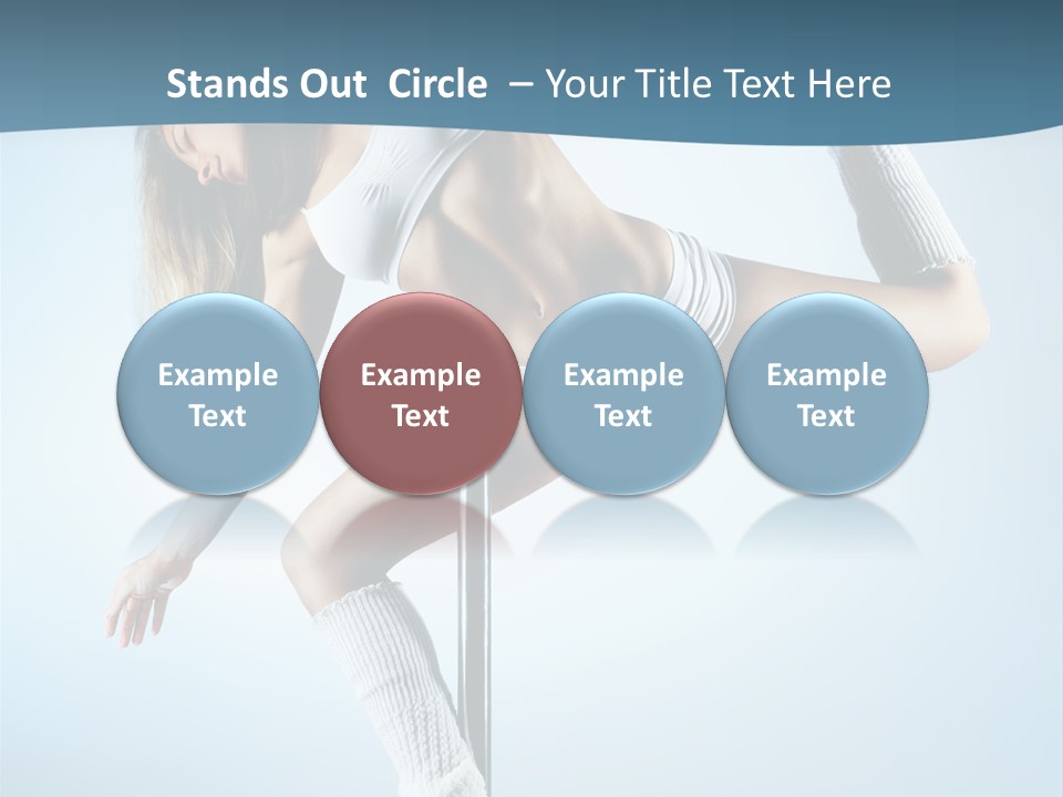 Girl On A Pole PowerPoint Template