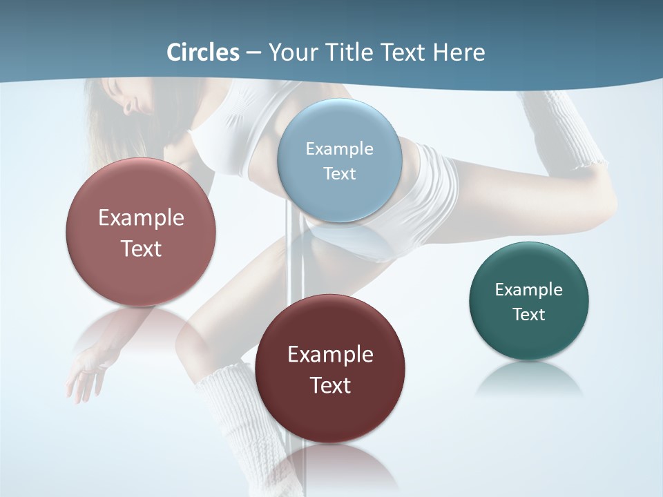 Girl On A Pole PowerPoint Template