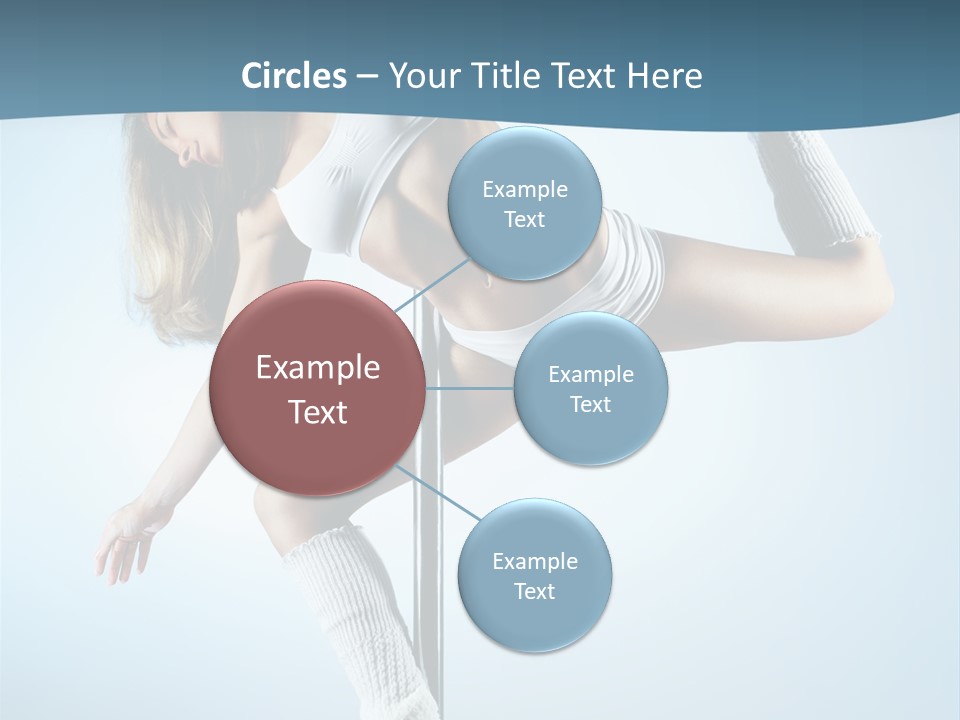 Girl On A Pole PowerPoint Template