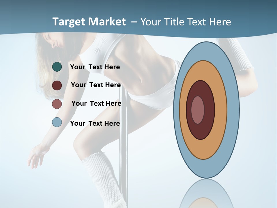 Girl On A Pole PowerPoint Template