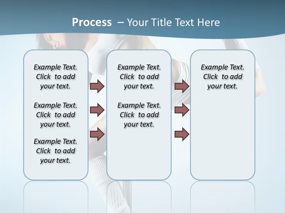 Girl On A Pole PowerPoint Template
