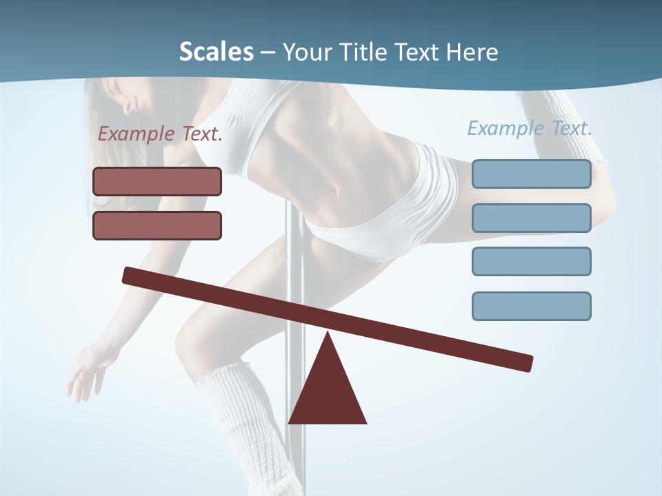 Girl On A Pole PowerPoint Template