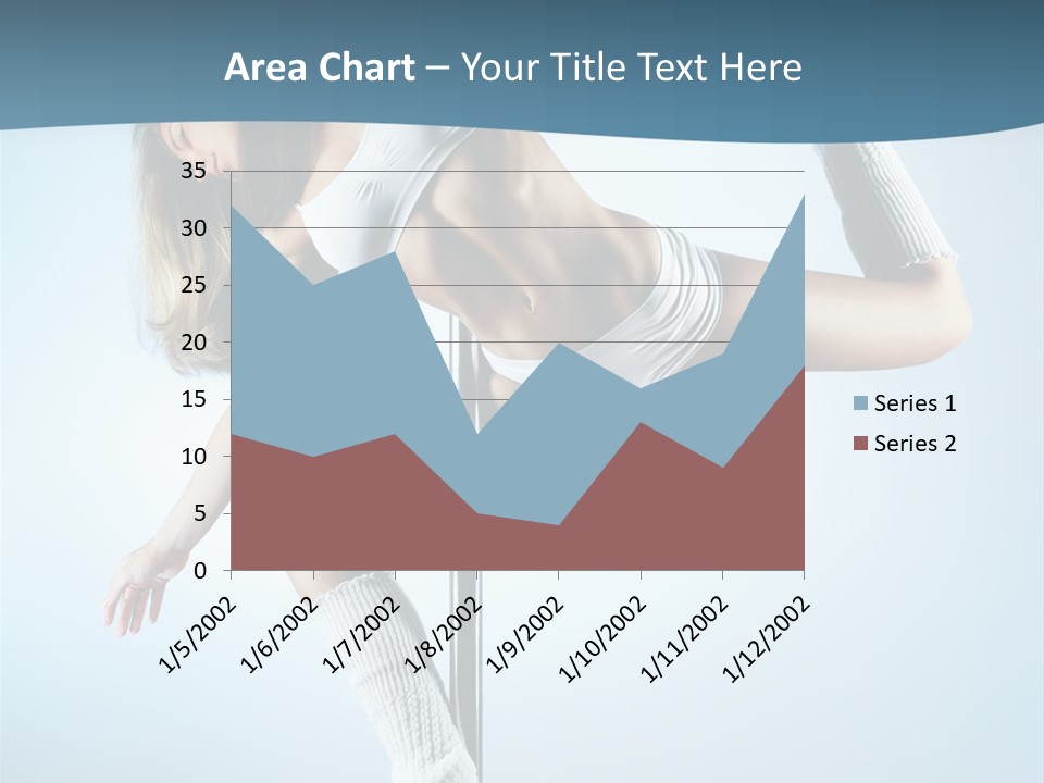 Girl On A Pole PowerPoint Template