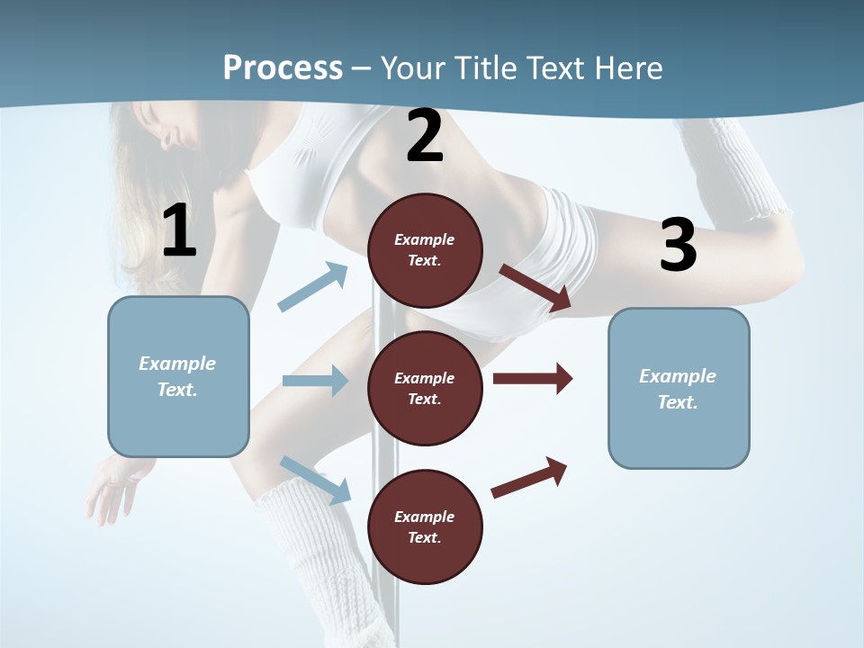 Girl On A Pole PowerPoint Template