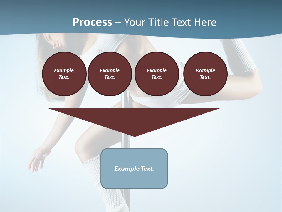 Girl On A Pole PowerPoint Template