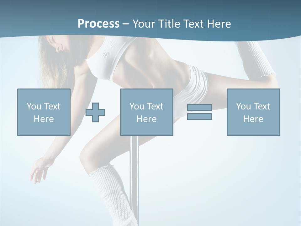 Girl On A Pole PowerPoint Template