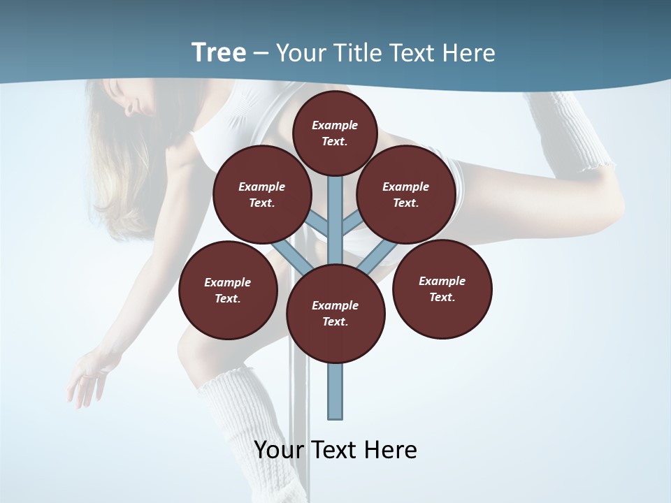 Girl On A Pole PowerPoint Template