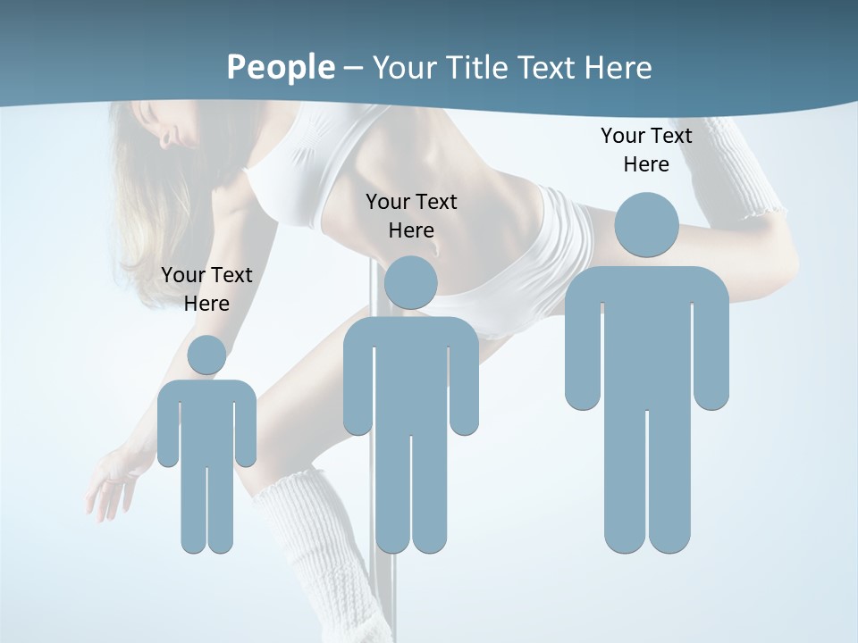 Girl On A Pole PowerPoint Template