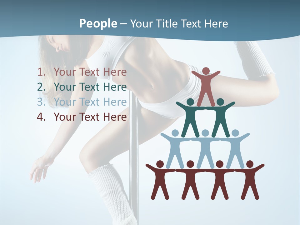 Girl On A Pole PowerPoint Template