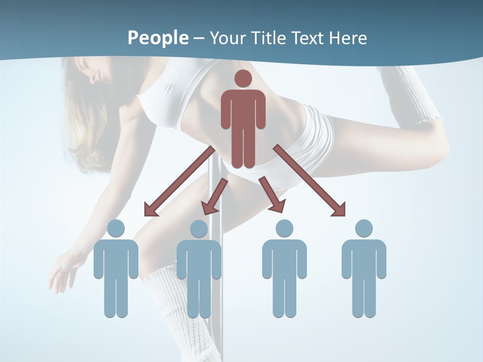Girl On A Pole PowerPoint Template