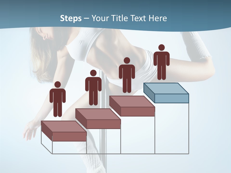 Girl On A Pole PowerPoint Template