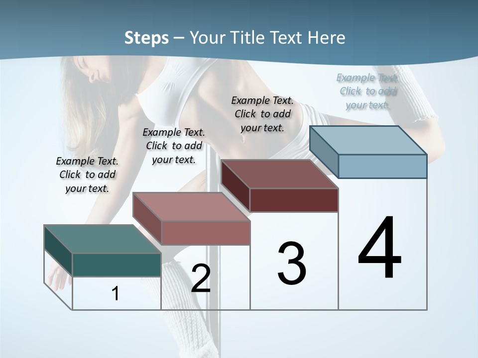 Girl On A Pole PowerPoint Template