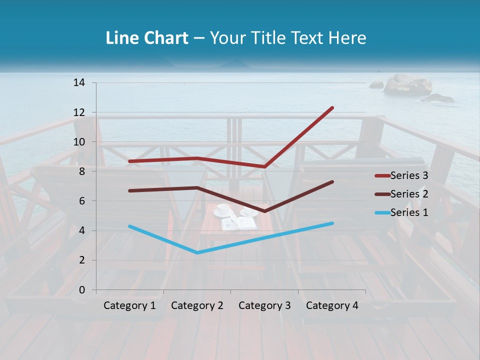 Sunbeds By The Sea PowerPoint Template