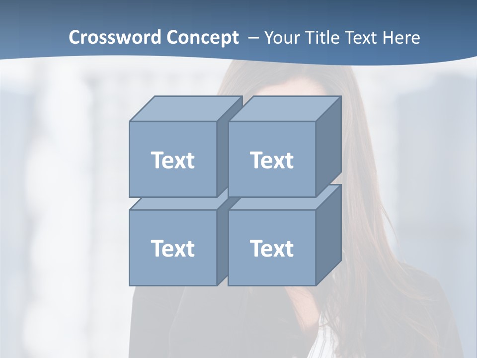 The Girl Is Talking On The Phone PowerPoint Template