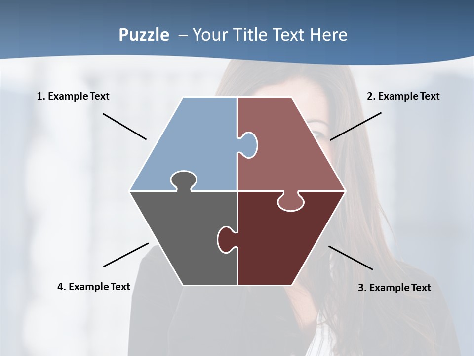 The Girl Is Talking On The Phone PowerPoint Template