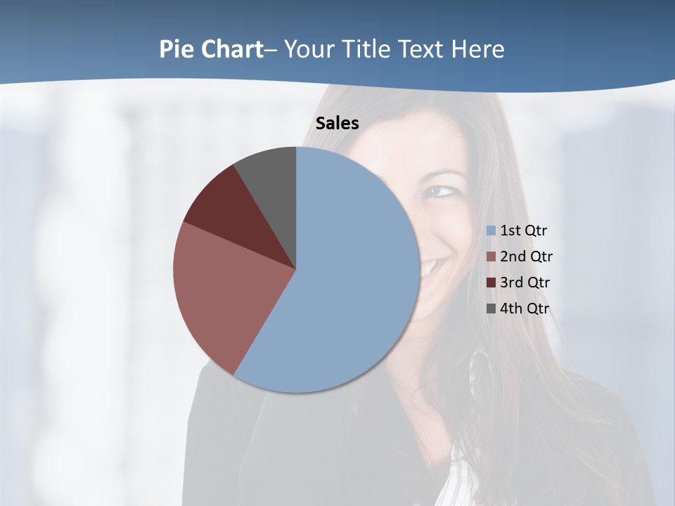 The Girl Is Talking On The Phone PowerPoint Template
