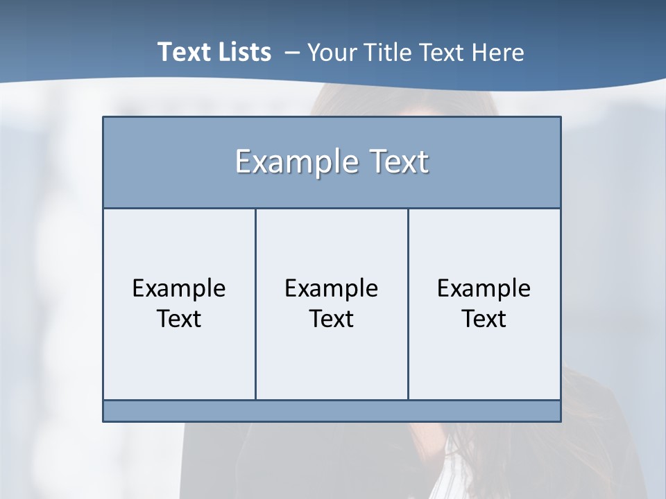 The Girl Is Talking On The Phone PowerPoint Template