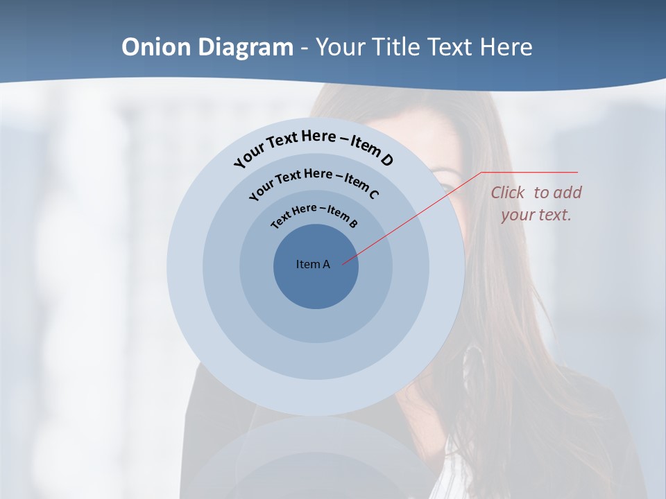 The Girl Is Talking On The Phone PowerPoint Template