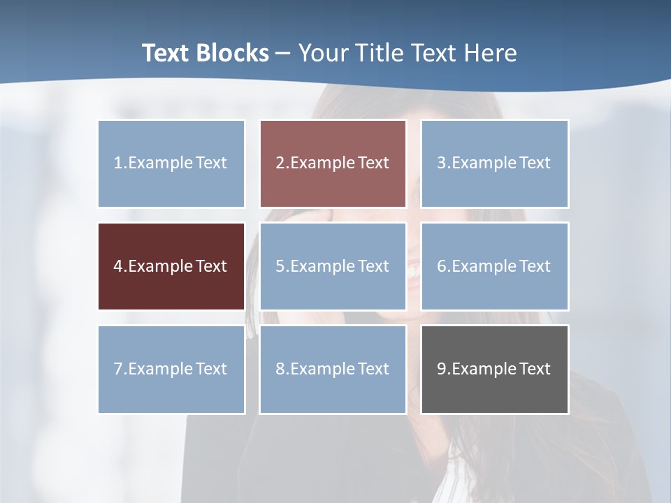 The Girl Is Talking On The Phone PowerPoint Template