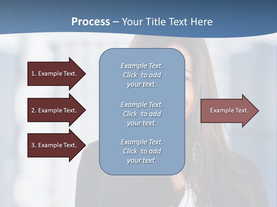 The Girl Is Talking On The Phone PowerPoint Template