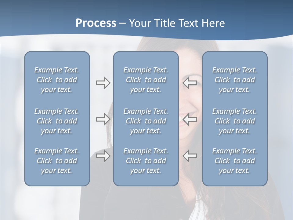 The Girl Is Talking On The Phone PowerPoint Template