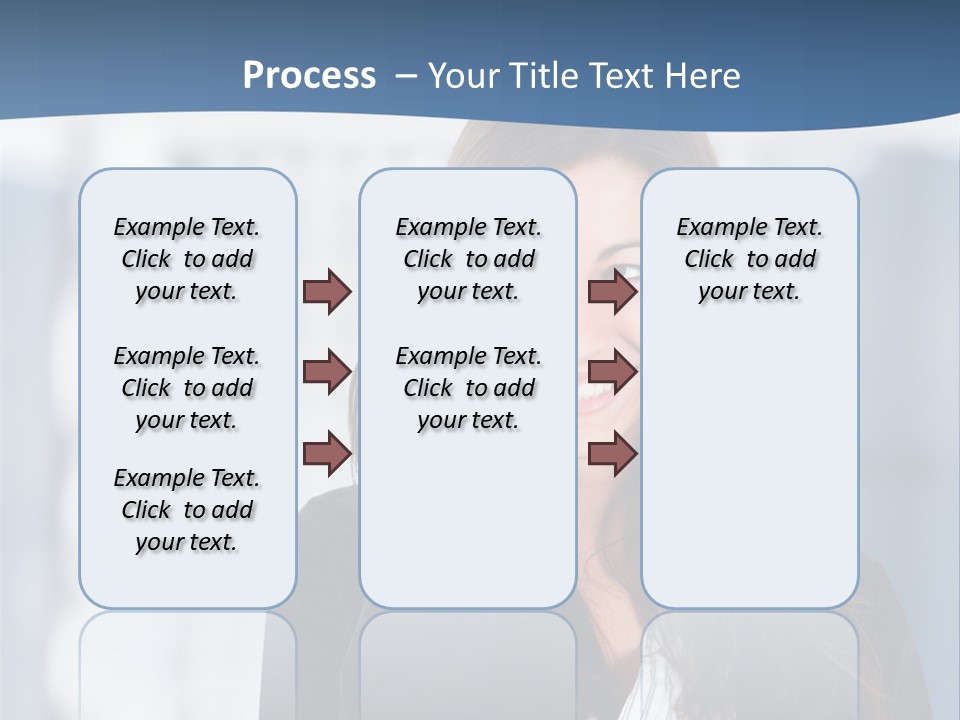 The Girl Is Talking On The Phone PowerPoint Template