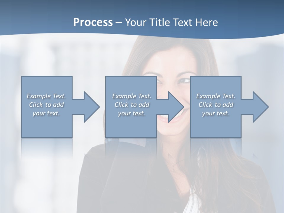 The Girl Is Talking On The Phone PowerPoint Template