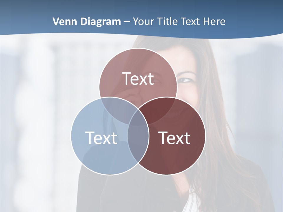 The Girl Is Talking On The Phone PowerPoint Template