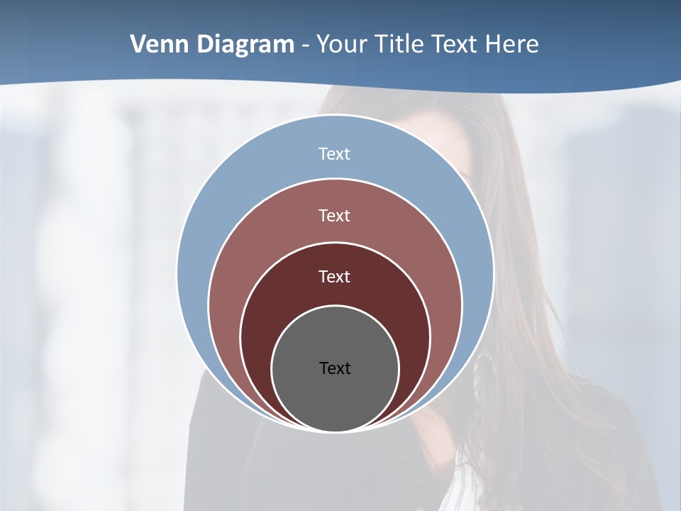 The Girl Is Talking On The Phone PowerPoint Template