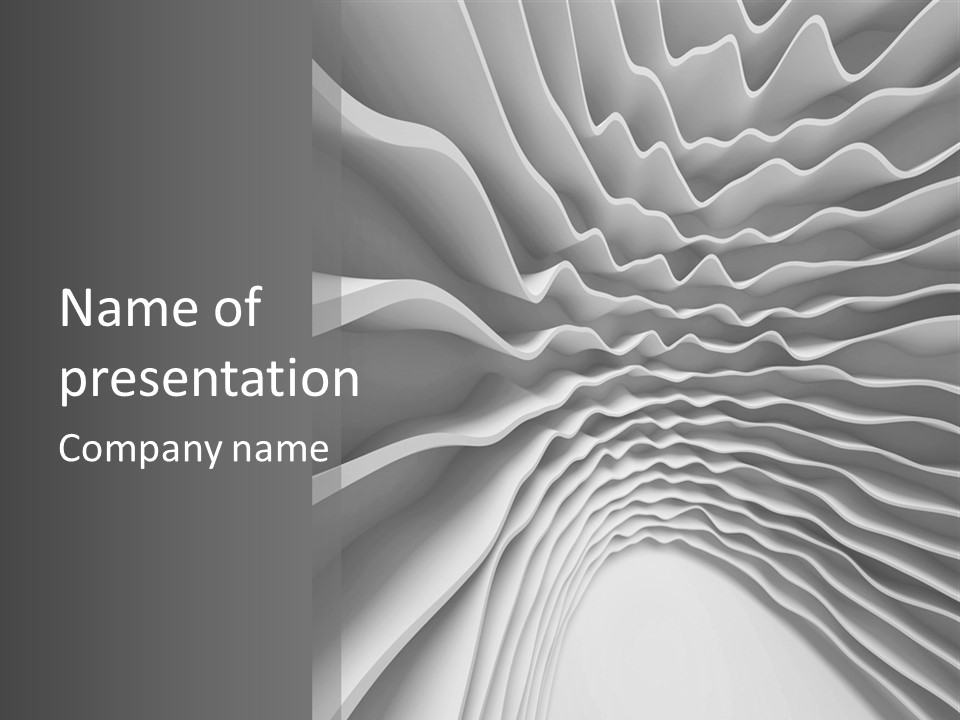 Waves Illustration PowerPoint Template