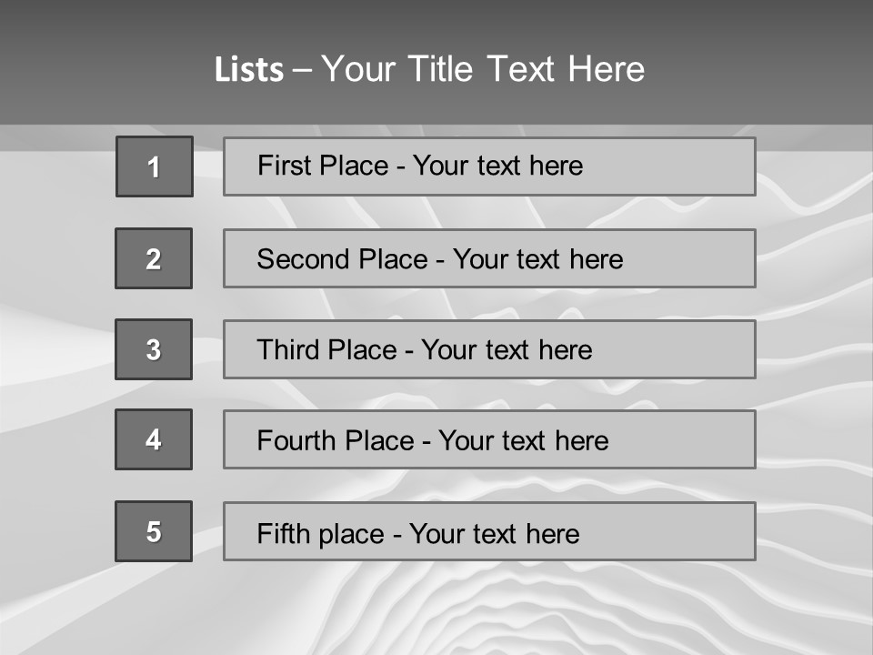 Waves Illustration PowerPoint Template