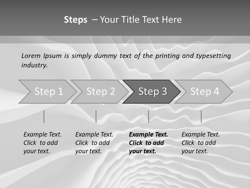 Waves Illustration PowerPoint Template