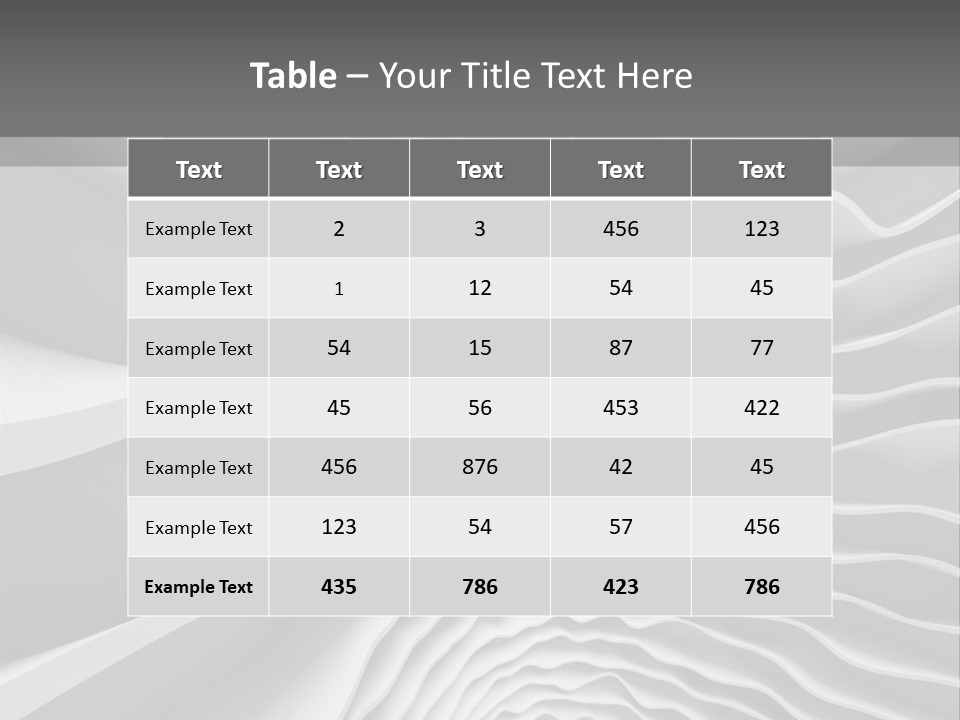 Waves Illustration PowerPoint Template