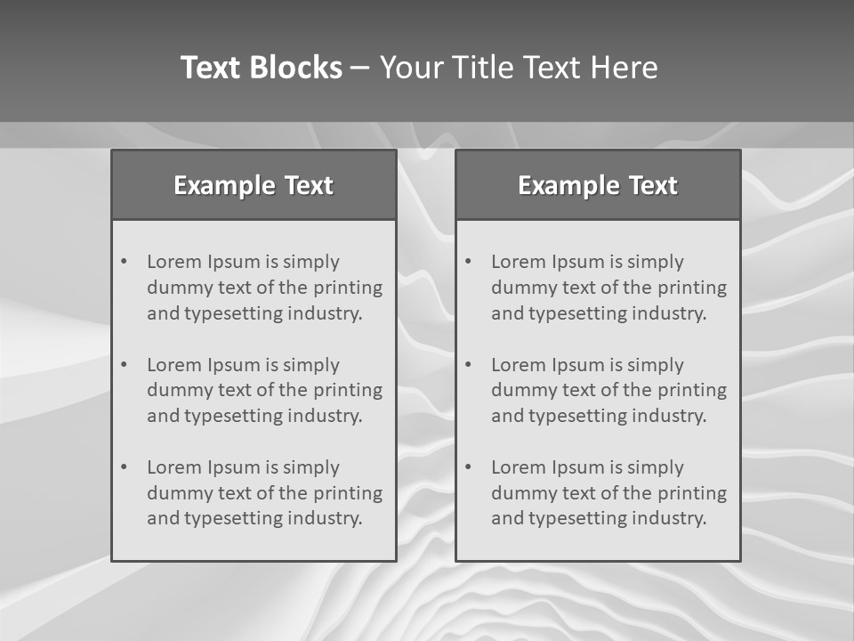 Waves Illustration PowerPoint Template