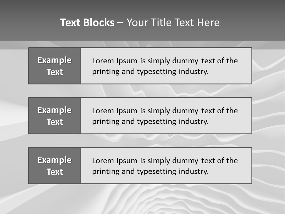 Waves Illustration PowerPoint Template