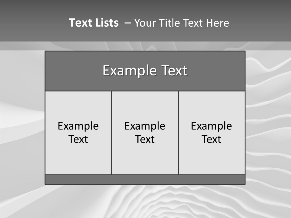 Waves Illustration PowerPoint Template