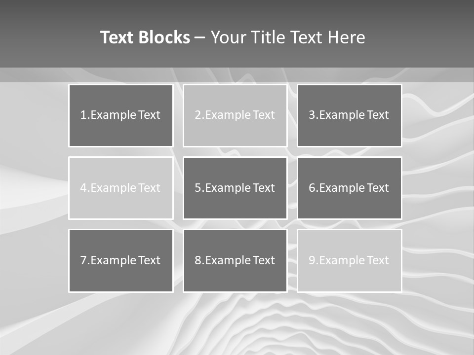 Waves Illustration PowerPoint Template