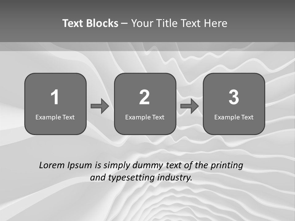 Waves Illustration PowerPoint Template