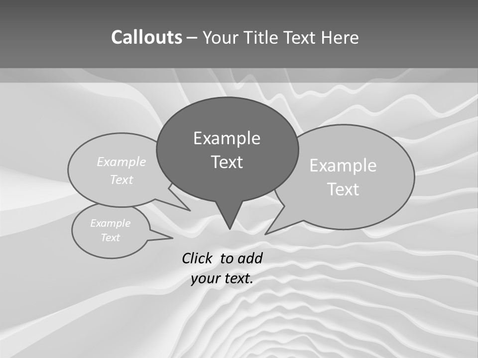 Waves Illustration PowerPoint Template
