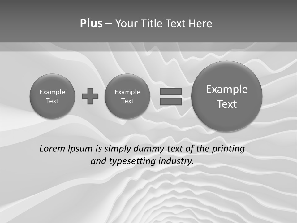 Waves Illustration PowerPoint Template