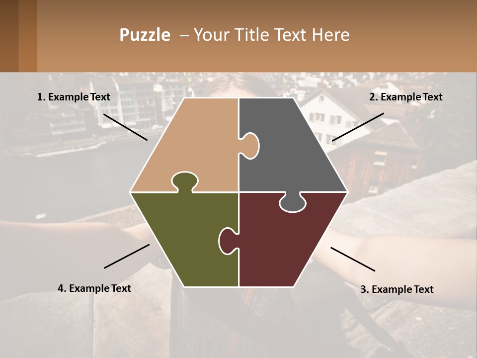 Selfie Girl PowerPoint Template