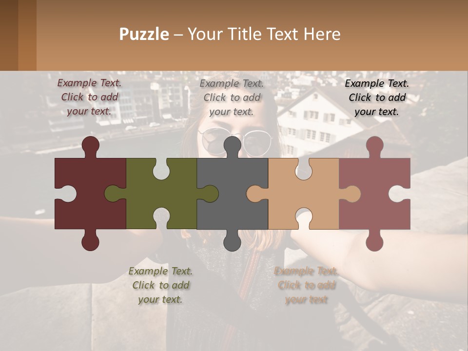 Selfie Girl PowerPoint Template