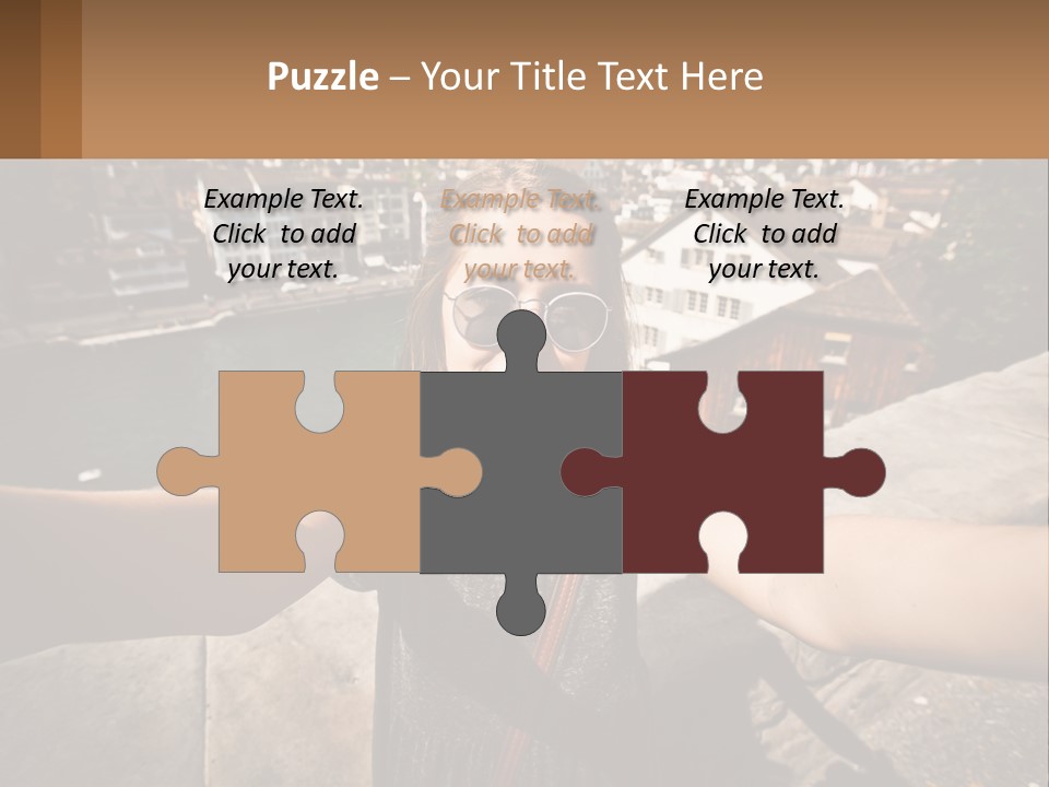 Selfie Girl PowerPoint Template