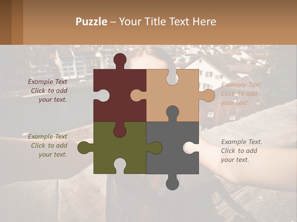 Selfie Girl PowerPoint Template