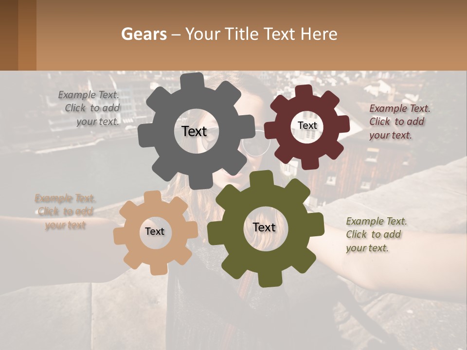 Selfie Girl PowerPoint Template