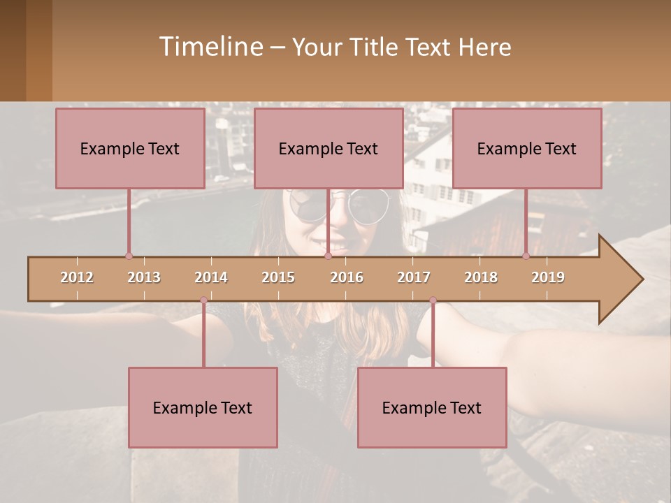 Selfie Girl PowerPoint Template