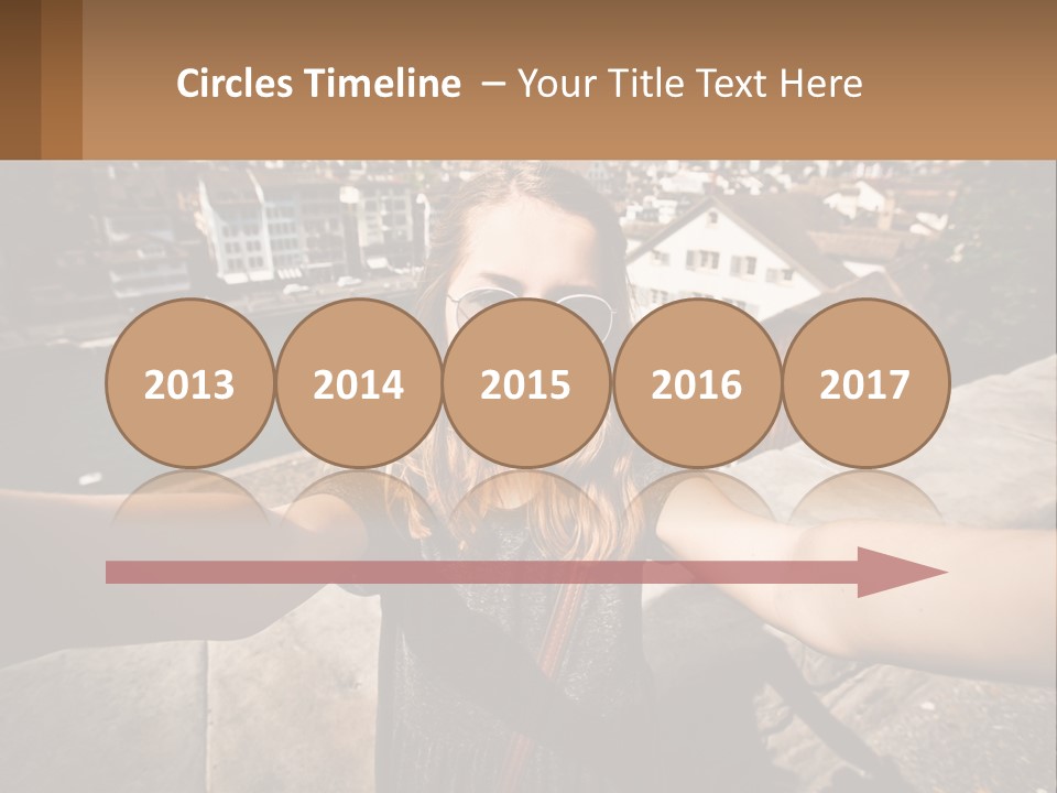 Selfie Girl PowerPoint Template